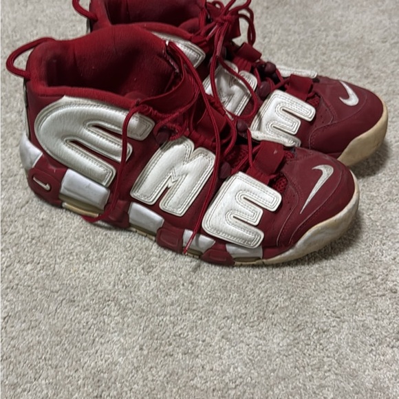 Supreme Nike Air More Uptempo Red size 11 - Picture 3 of 5